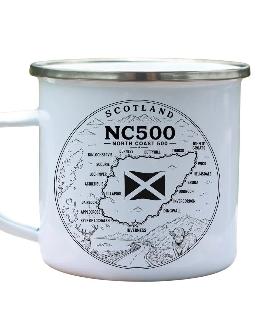 NC500 Scotland Enamel Mug