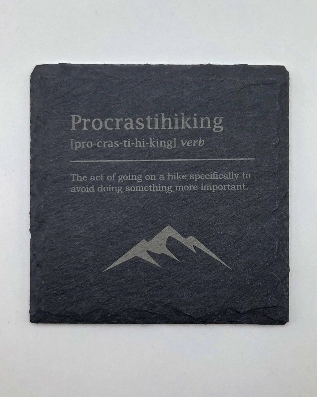 Funny Hiking Definitions Slate Coasters