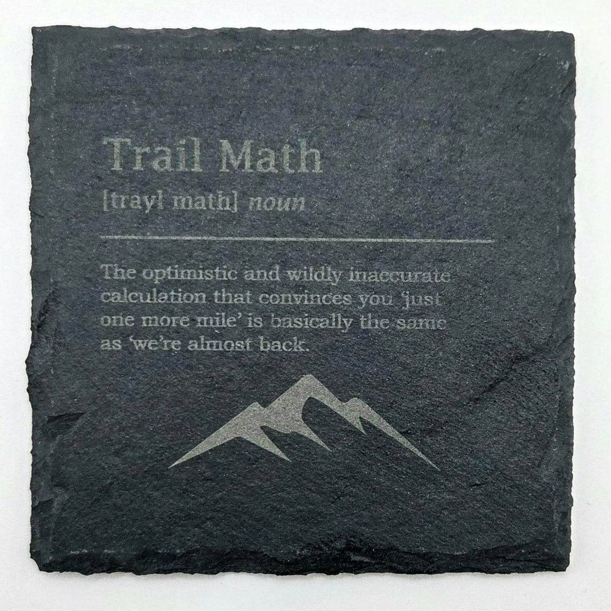 Funny Hiking Definitions Slate Coasters